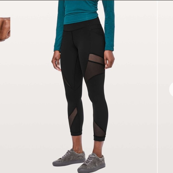 Lululemon Mesh In Motion Crop *23" - Picture 1 of 5